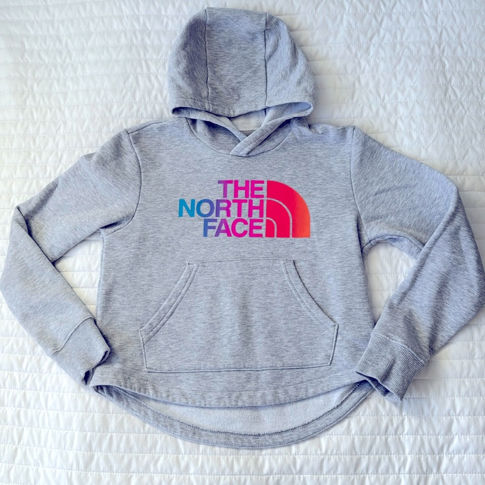 The North Face Girls' Logo Fleece Pullover Hoodie